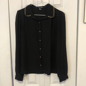 Forever 21 Black Blouse